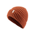 STERNTALER Čepice pletená beanie se zahnutým okrajem hnědá uni vel. 49 cm - 12-18 m