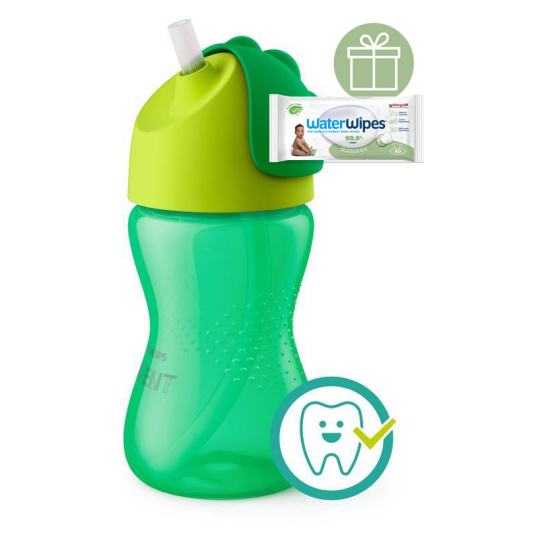 Philips AVENT Hrneček s ohebným brčkem 300 ml chlapec+WW Soapberry 60ks