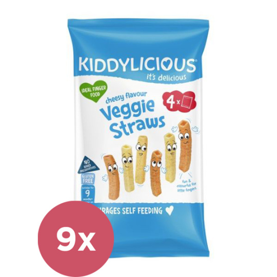 9x KIDDYLICIOUS Tyčinky - se sýrovou příchutí, 12 g