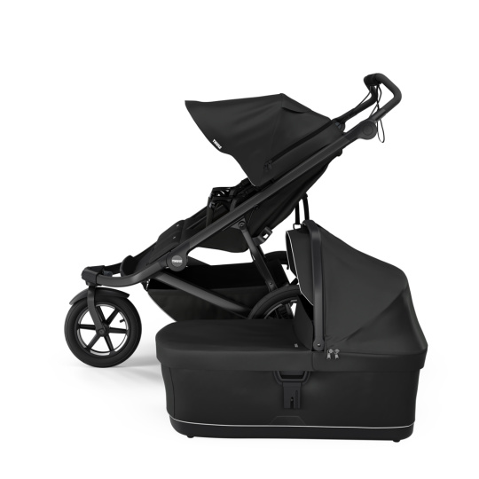 THULE Kočárek sourozenecký Urban Glide Double Black/Black set S