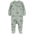 CARTER'S Overal na zip Sleep&Play Olive Airplane kluk 9m/vel. 74