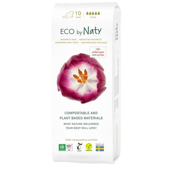 ECO BY NATY Vložky dámské mateřské po porodu 10 ks