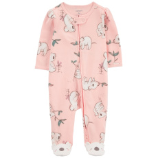 CARTER'S Overal na zip Sleep&Play Pink Koala holka 9m/vel. 74