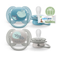 Philips AVENT Šidítko Ultrasoft Premium Zvířátko 6-18m chlapec, 2 ks+WW Soapberry 60ks