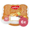 6x HAMI Talířek Zeleninový bulgur s jehněčím a kuřecím 230 g, 12+