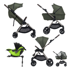 ANEX Kočárek kombinovaný IQ Richi premium + KIDDY Evoluna i-size 2 + základna