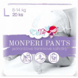 MONPERI PANTS Kalhotky plenkové jednorázové L (8-14 kg) 20 ks