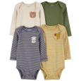 CARTER'S Body dlouhý rukáv Navy/Olive Animal kluk 4ks 24m/vel. 92