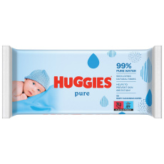 HUGGIES® Single Pure Ubrousky vlhčené 56 ks