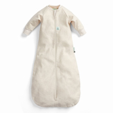 ERGOPOUCH Pytel na spaní s rukávy organická bavlna Jersey Oatmeal Marle 8-24 m, 8-14 kg, 1 tog