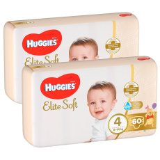 HUGGIES® Extra Care pleny jednorázové 4 (8-14 kg) 120 ks