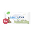 8x WATERWIPES Vlhčené obrousky bez obsahu plastů Soapberry 60 ks ( 480 ks )