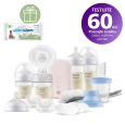 Philips AVENT Odsávačka mateřského mléka elektrická sada SCD340/31+WW Soapberry 60ks