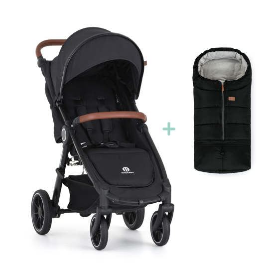 PETITE&MARS Kočárek sportovní Street2 RWS Oak Perfect Black  + PETITE&MARS fusak Jibot ZDARMA