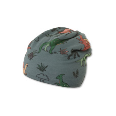 STERNTALER Čepice přechodná sleh dino tmavě zelená chlapec uni vel. 51 cm - 18-24 m