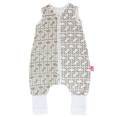 MOTHERHOOD Vak spací mušelinový s kalhotami Beige Classics 12-18m 0,5 tog