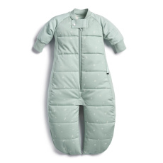 ERGOPOUCH Vak a overálek na spaní 2v1 organická bavlna Suit Sage 3-12 m, 6-12 kg, 2,5 tog