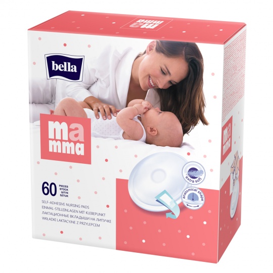 BELLA MAMMA Prsní vložky 60 ks