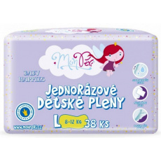 MONPERI Klasik Pleny jednorázové L (8-12 kg) 38 ks