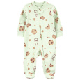 CARTER'S Overal na zip Sleep&Play Sage Milk&Cookies neutral 3m/vel. 62