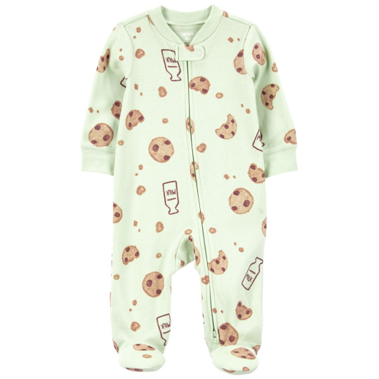 CARTER'S Overal na zip Sleep&Play Sage Milk&Cookies neutral 3m/vel. 62