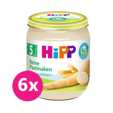 6x HiPP BIO První Pastinák, od uk. 4.-6. měsíce, 125 g