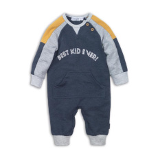 DIRKJE Set 1dílný D-JUST BE COOL BEST KID EVER 56 Navy melee + grey melee + ochre