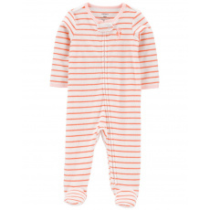 CARTER'S Overal na zip Sleep&Play Stripe Seahorse holka NB/ vel. 56