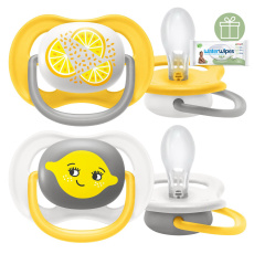 Philips AVENT Šidítko Ultra air neutral (citrus) 6-18m, 2 ks+WW Soapberry 60ks