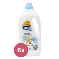 6x CHICCO Aviváž koncentrovaná Sladký Pudr 1,5 l (60 praní)