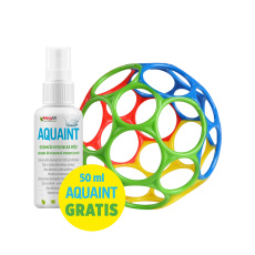 OBALL Hračka Oball™ Classic 10 cm mix barev 0m+AQUAINT 100% ekologická čisticí voda 50 ml