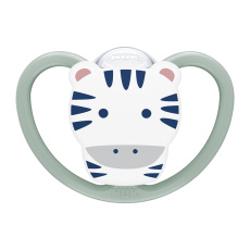 NUK Dudlík Space Zebra v boxu 6-18m