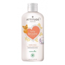 ATTITUDE Dětská pěna do koupele Baby leaves s vůní hruškové šťávy 473 ml