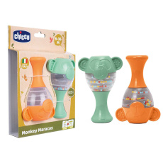 CHICCO Chrastítko Maracas Opice Eco+ 6m+