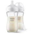 Philips AVENT Láhev Natural Response skleněná 240 ml, 1m+, 2 ks