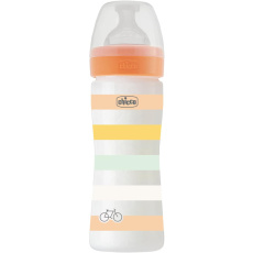 CHICCO Láhev kojenecká Well-being silikon 250 ml uni