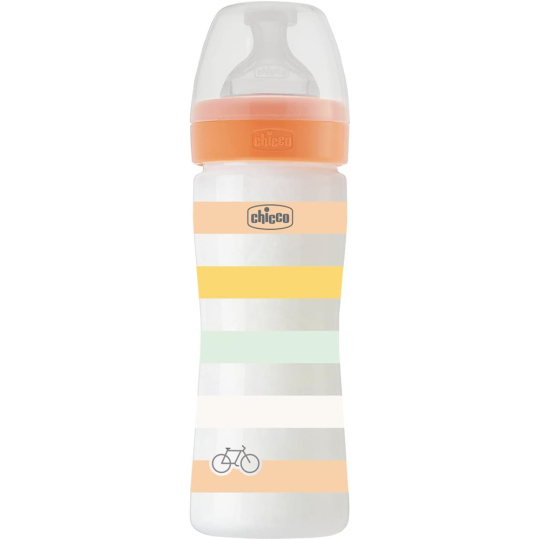 CHICCO Láhev kojenecká Well-being silikon 250 ml uni