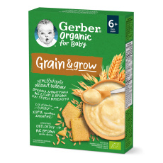 GERBER Organic Kaše nemléčná s příchutí sušenky 200 g