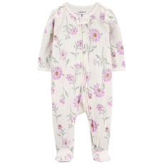 CARTER'S Overal na zip Sleep&Play Ivory Floral holka 3m/vel. 62