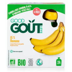 4x GOOD GOUT BIO Banán 85 g