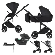 ANEX Kočárek kombinovaný Eli Midnight + CYBEX Aton B2 i-Size + základna