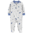 CARTER'S Overal na zip Sleep&Play Gray Planet kluk 9m/vel. 74