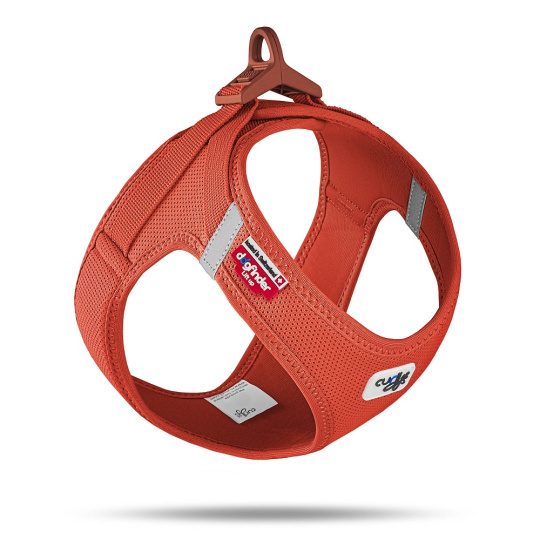 CURLI Postroj pro psy se sponou Air-Mesh Sun Orange, 2XS, 2-4 kg