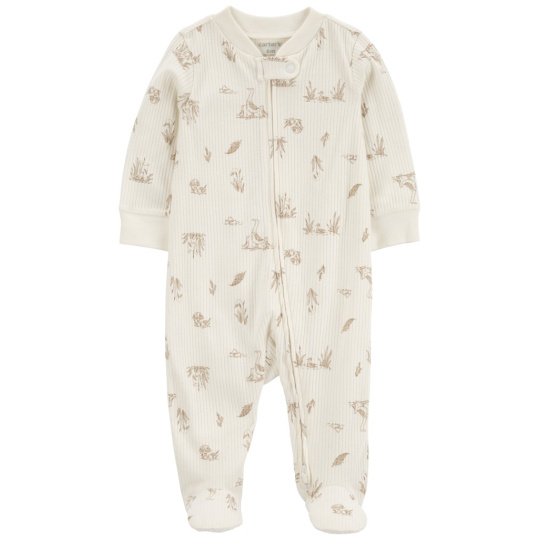 CARTER'S Overal na zip Sleep&Play Ivory Goose neutral 3m/vel. 62