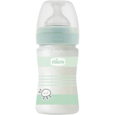 CHICCO Láhev kojenecká sklo Well-being silikon 150 ml uni