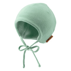 STERNTALER Čepice na zavazování jemný fleece podšitá zelená chlapec vel. 37 cm - 2-3 m