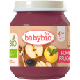 BABYBIO Bio jablko a sušené švestky 130 g