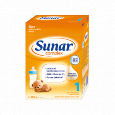 SUNAR Complex 1 Mléko počáteční 600 g