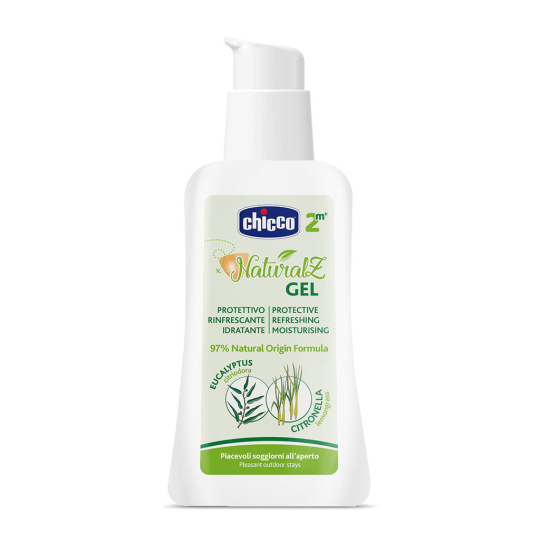 CHICCO Gel proti komárům ochranný a osvěžující 97% přírodních složek 60ml, 2m+