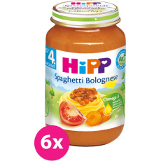 6x HiPP BIO špagety v boloňské omáčce 190 g